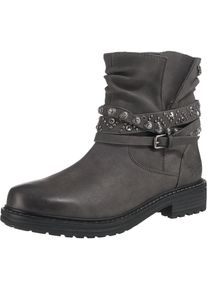 Tom Tailor, Damen Stiefelette, Dunkelgrau