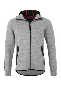 Superdry, Herren Sweatjacke 'GYM TECH STRETCH ZIPHOOD', Grau