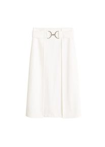 Mango, Damen Langer rock hebi2, Weiß