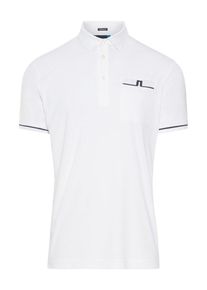 J. Lindeberg J.Lindeberg, Herren Shirt 'Petr', Schwarz / Weiß