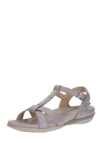Rieker, Damen Sandale, Taupe