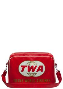 logoshirt, Damen Tasche 'Trans World Airlines', Rot / Wei&szlig;
