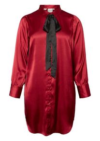JUNAROSE, Damen Hemd, Rot / Schwarz
