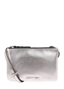 Calvin Klein, Damen Umh&auml;ngetasche 'CK MUST EW CROSSBODY MET', Silber