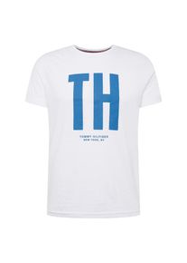 Tommy Hilfiger, Herren Shirt 'BIG TH TEE', Blau / Weiß