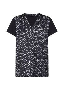 More & More MORE & MORE, Damen Shirt, Schwarz / Naturweiß