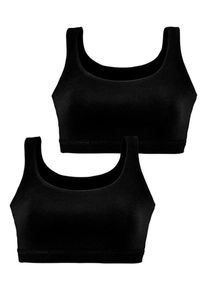 Petite Fleur, Damen Bustiers (2 Stck.), Schwarz
