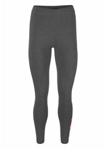 adidas Performance, Damen Leggings 'ESSENTIALS LINEAR TIGHT', Dunkelgrau / Grenadine