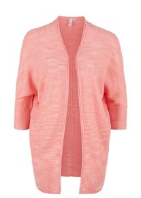 Q/S Designed By, Damen Strickjacke mit Fledermaus&auml;rmeln, Rosa