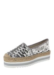 Carvela By Kurt Geiger, Damen Espadrilles 'Liana Np', Beige / Grau / Silbergrau