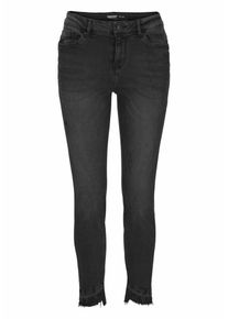 Véro Moda VERO MODA, Damen 'Seven' Ankle Skinny Fit Jeans, Black Denim