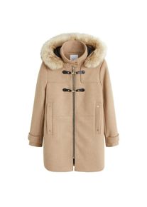 Mango, Damen Mantel 'Woolperk', Beige