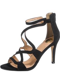 Buffalo, Damen Riemchensandaletten, Schwarz