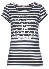 Kangaroos, Damen T-Shirt, Blau / Weiß