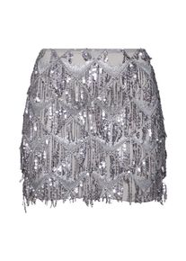 New Look, Damen Rock '27.04 WW GO SET DIAMOND SEQUIN SKIRT P173', Silber