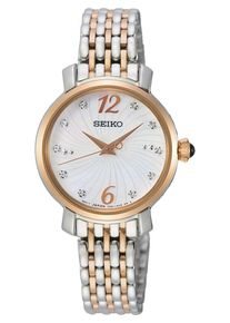Seiko, Damen Uhr 'SRZ524P1', Gold / Silber