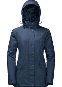 Jack Wolfskin, Damen Funktionsjacke 'PARK AVENUE COAT', Blau