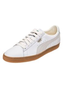 Puma, Damen Sneaker 'Basket Classic Gum Deluxe', Gold / Weiß