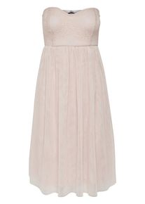 Only, Damen Mesh Kleid ohne Ärmel, Creme
