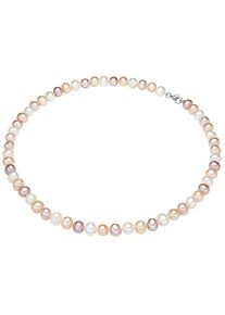 Valero Pearls, Damen Kette mit Süßwasser-Zuchtperlen, Perlweiß