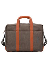 Bree, Herren Aktentasche 'Punch', Cognac / Anthrazit