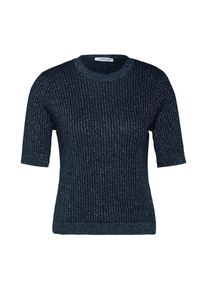 EDITED, Damen Shirt 'Malina', Blau / Silber