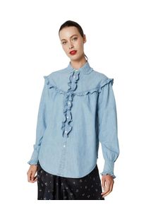 Polo Ralph Lauren, Damen Bluse 'ADALN', Blue Denim