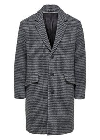 Selected Homme, Herren Mantel, Basaltgrau / Graumeliert