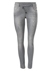 Heine, Damen Skinny-Jeans, Grey Denim