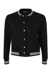 Urban Classics Curvy, Damen College Sweat Jacket, Schwarz