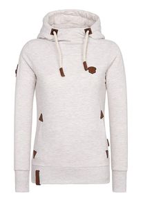 Naketano, Damen Hoody 'Chasin the cat', Beigemeliert / Braun