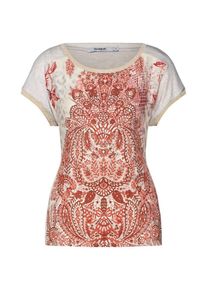 Desigual, Damen Shirt 'TS_ARAPAJ&Oacute;ES', Mischfarben / Rot