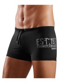 Bruno Banani, Herren Boxer-Badehose, Schwarz
