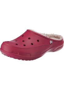 Crocs, Damen Clog 'Freesail PlushLined Pmgr/RsD', Rot