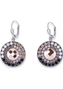 COEUR DE LION, Damen Ohrhänger, Beige / Altrosa / Silber