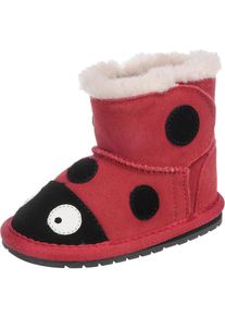Emu AUSTRALIA, M&auml;dchen Winterstiefel, Rot / Schwarz / Wei&szlig;