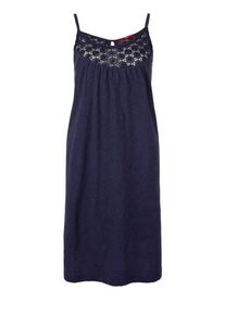 s.Oliver RED LABEL, Damen Slub Yarn-Kleid, Dunkelblau