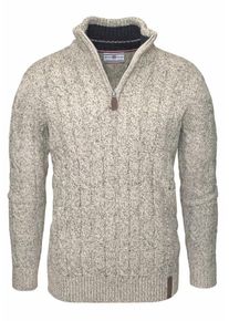 Rhode Island, Herren Troyer-Pullover, Beigemeliert