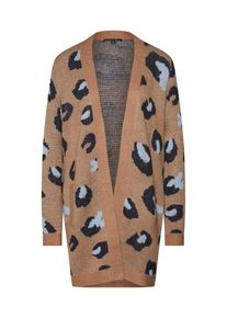 comma, Damen Strickjacke, Beige / Mischfarben