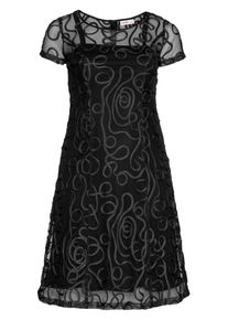 sheego Style, Damen Spitzenkleid, Schwarz