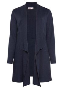 sheego Casual, Damen Strickjacke, Marine