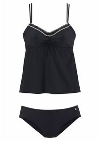 s.Oliver RED LABEL Beachwear, Damen Tankini, Schwarz