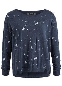 Khujo, Damen Pullover 'AILIN', Blau / Silber