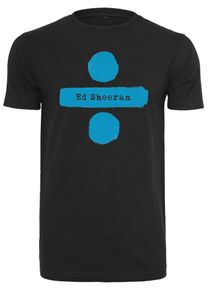 Mister Tee, Herren Tee 'Ed Sheeran Divide Logo', Schwarz