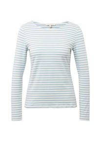 Tom Tailor Denim, Damen Shirt, Hellblau / Weiß
