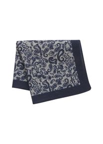 Jacques Britt, Herren Einstecktuch 'Custom Fit', Nachtblau / Grau