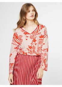 Rich & Royal Rich & Royal, Damen Bluse, Rosa / Rot