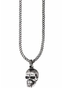 CAI Ca&iuml;, Herren Kette 'Totenkopf', Silber