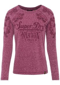 Superdry, Damen Shirt 'KARA', Dunkelpink