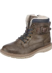 Mustang, Winterstiefel, Marine / Brokat